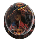 Marines Semper Fi Custom Hydro Dipped Full Brim Hard Hat - Top View