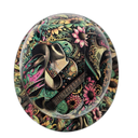 Nashville Music City Country Girl Custom Hydro Dipped Full Brim Hard Hat - Top View