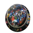 Big Bad Boss Man Clowns Custom Hydro Dipped Full Brim Hard Hat - Top View