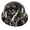 Pirates Of The Dead Sea Angry Pirate Custom Hydro Dipped Full Brim Hard Hat - Top View