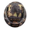 America 250 Years One Nation Strong Custom Hydro Dipped Full Brim Hard Hat - Top View
