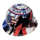 Drill Baby Drill 2024 Custom Hydro Dipped Full Brim Hard Hat - Top View