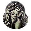 American Ganster Liberty Exclusive Custom Hydro Dipped Full Brim Hard Hat - Detail Close-Up