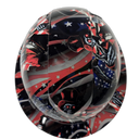 American Reaper Grim Reaper Custom Hydro Dipped Full Brim Hard Hat - Detail Close-Up