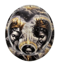 Jesus With Cherubs Live In The Light custom hydro dipped hard hat - detail